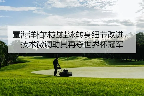 覃海洋柏林站蛙泳转身细节改进，技术微调助其再夺世界杯冠军